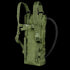 The Condor Hydration Carrier is an olive green tactical backpack with adjustable straps and a drinking tube, perfect for outdoor, military, or law enforcement use—ideal for staying hydrated on the shooting range.